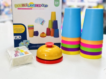 تصفيط الكاسات stacked cups