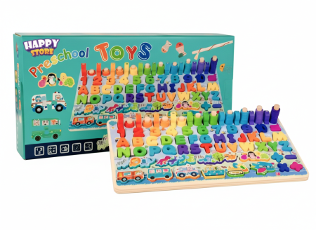 لوحة تعليمية خشبية حجم كبير