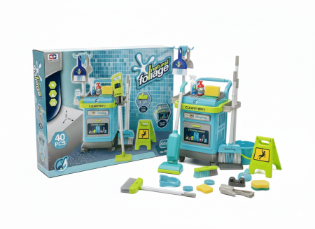 طقم تنظيف كامل ( عرباي وادوات كاملة )