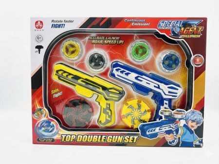 لعبة قاذف بلابل ثنائي مع حلبة – Top Spinner Launcher Set BEYBLADE