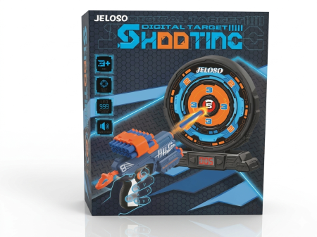 فرد فلين مع هدف تصويب إلكتروني