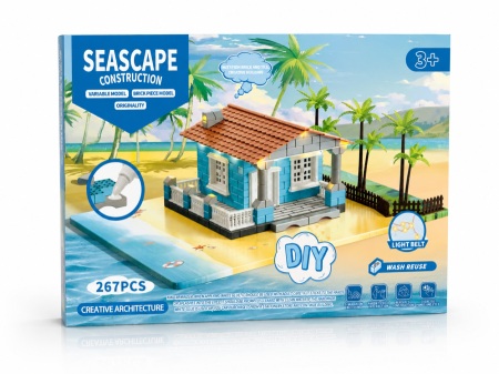 تركيب بناء منزل ٢٦٧ قطعة DIY – Seascape Construction
