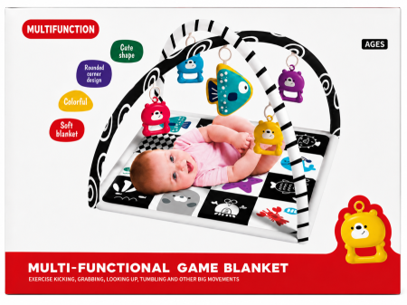 بساط ألعاب وأنشطة للأطفال مع ألعاب معلقة (Multi-Functional Baby Play Gym)