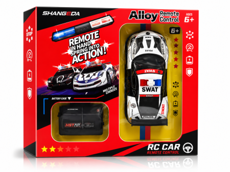 سيارة شرطة ريموت كنترول SWAT – Alloy RC Car