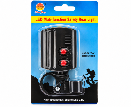 ضوء LED للدراجات الهوائية مع زامور ازعكاة