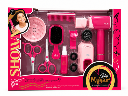 طقم صالون التجميل وتصفيف الشعر للأطفال – My Hair Salon Beauty Set