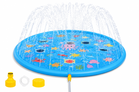بساط رشاش مياه للأطفال – Splash Pad Ocean Theme (170 سم)