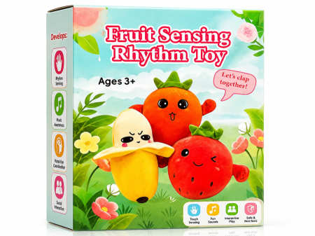 تريند الميموجي Memoji لعبة الفواكه الموسيقية التفاعلية بالحساس (Fruit Sensing Rhythm Toy)