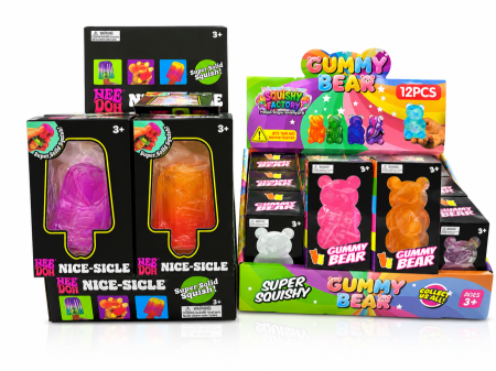 سكويشي جيلي بير وآيس كريم – Squishy Toys Collection