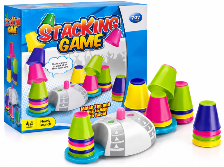 تحدي ترتيب الأكواب – Stacking cups Game