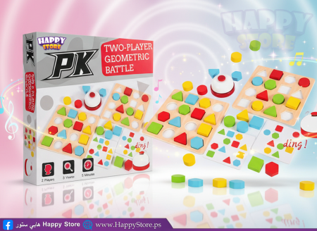 تحدي ترتيب الأشكال الهندسية حسب اللون