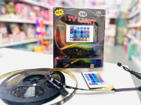 حبل انارة ليد 5 متر ( متعدد الالوان )