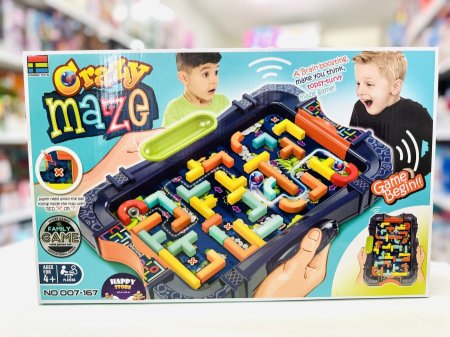 لوحة متاهة الكرات crazy maze