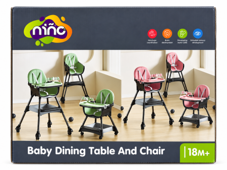 كرسي طعام أطفال متعدد الاستخدامات – Nino Baby Dining Chair