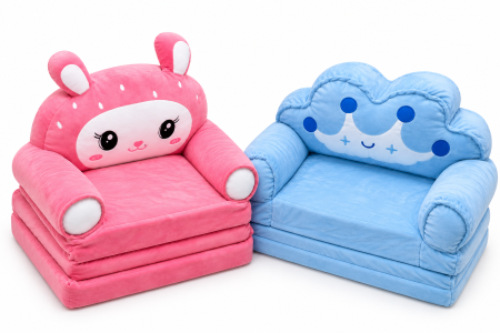 كنباية أطفال إسفنجية قابلة للفتح والتحويل إلى سرير – Kids Foldable Sofa Bed
