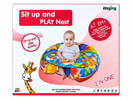 كرسي جلوس ولعب للأطفال 2 في 1 – Sit Up & Play Nest
