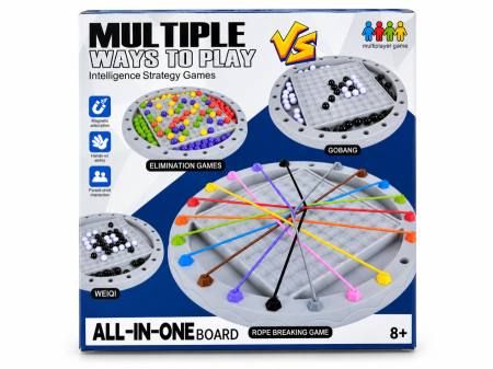 بورد التحدي والذكاء متعدد الألعاب 4 في 1 – All in One Board