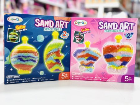 أشكال فنية بالرمل